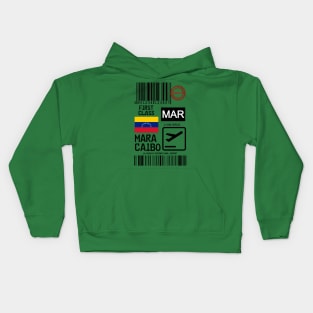 Maracaibo travel ticket Kids Hoodie